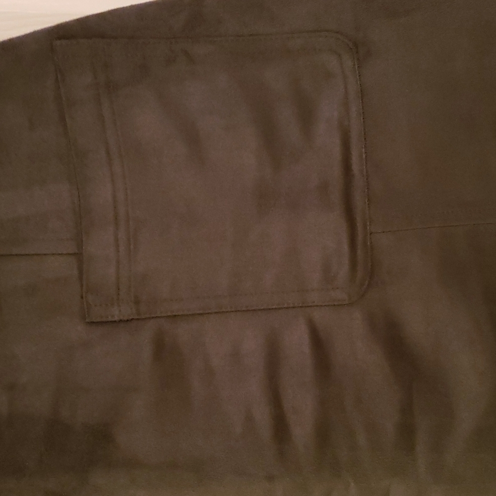 Old Navy Royal Pine Faux Suede Mini Skirt NWT - Picture 4 of 10